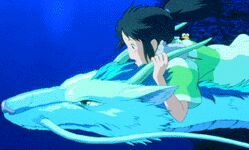 Chihiro et Haku ont disparu sous forme de dragon